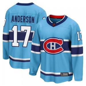 Josh Anderson Montreal Canadiens Fanatics Branded Breakaway Special Edition 2.0 Jersey (Light Blue)