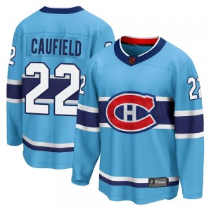 Cole Caufield Montreal Canadiens Fanatics Branded Breakaway Special Edition 2.0 Jersey (Light Blue)