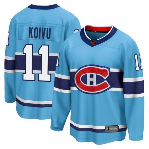 Saku Koivu Montreal Canadiens Fanatics Branded Breakaway Special Edition 2.0 Jersey (Light Blue)