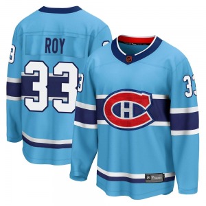 Patrick Roy Montreal Canadiens Fanatics Branded Breakaway Special Edition 2.0 Jersey (Light Blue)
