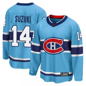 Nick Suzuki Montreal Canadiens Fanatics Branded Breakaway Special Edition 2.0 Jersey (Light Blue)