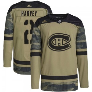Doug Harvey Montreal Canadiens Adidas Authentic Military Appreciation Practice Jersey (Camo)
