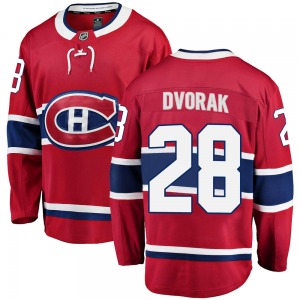 Christian Dvorak Montreal Canadiens Fanatics Branded Breakaway Home Jersey (Red)
