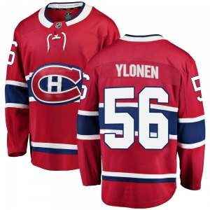 Jesse Ylonen Montreal Canadiens Fanatics Branded Breakaway Home Jersey (Red)