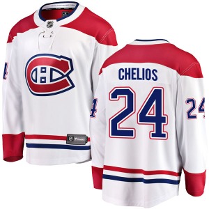 Chris Chelios Montreal Canadiens Fanatics Branded Youth Breakaway Away Jersey (White)