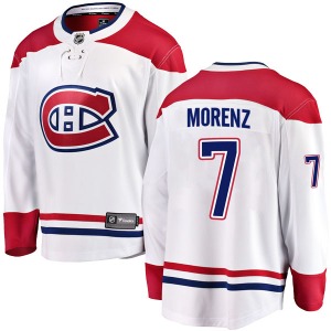 Howie Morenz Montreal Canadiens Fanatics Branded Youth Breakaway Away Jersey (White)