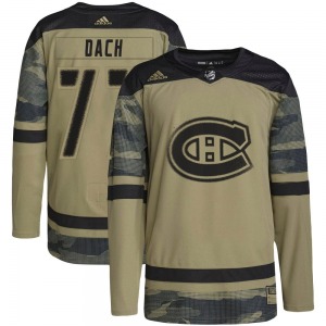 Kirby Dach Montreal Canadiens Adidas Youth Authentic Military Appreciation Practice Jersey (Camo)