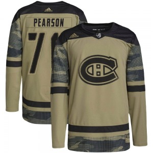 Tanner Pearson Montreal Canadiens Adidas Youth Authentic Military Appreciation Practice Jersey (Camo)