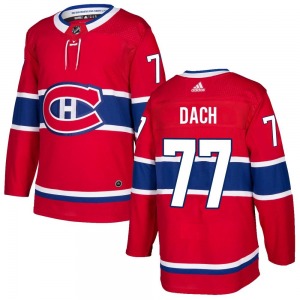 Kirby Dach Montreal Canadiens Adidas Authentic Home Jersey (Red)