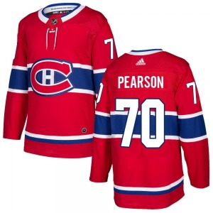 Tanner Pearson Montreal Canadiens Adidas Authentic Home Jersey (Red)