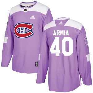 Joel Armia Montreal Canadiens Adidas Authentic Fights Cancer Practice Jersey (Purple)
