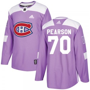 Tanner Pearson Montreal Canadiens Adidas Authentic Fights Cancer Practice Jersey (Purple)