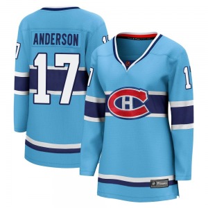 Josh Anderson Montreal Canadiens Fanatics Branded Women's Breakaway Special Edition 2.0 Jersey (Light Blue)
