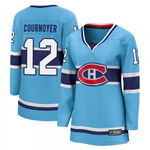 Yvan Cournoyer Montreal Canadiens Fanatics Branded Women's Breakaway Special Edition 2.0 Jersey (Light Blue)