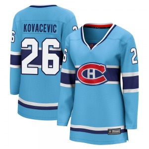Johnathan Kovacevic Montreal Canadiens Fanatics Branded Women's Breakaway Special Edition 2.0 Jersey (Light Blue)