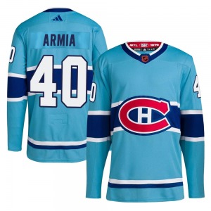 Joel Armia Montreal Canadiens Adidas Authentic Reverse Retro 2.0 Jersey (Light Blue)