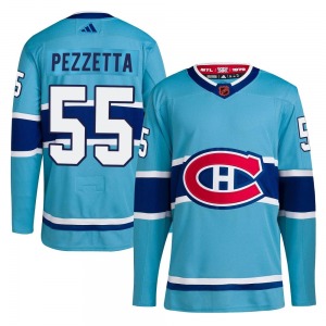 Michael Pezzetta Montreal Canadiens Adidas Authentic Reverse Retro 2.0 Jersey (Light Blue)