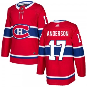 Josh Anderson Montreal Canadiens Adidas Youth Authentic Home Jersey (Red)