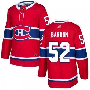 Justin Barron Montreal Canadiens Adidas Youth Authentic Home Jersey (Red)