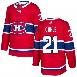 Kaiden Guhle Montreal Canadiens Adidas Youth Authentic Home Jersey (Red)