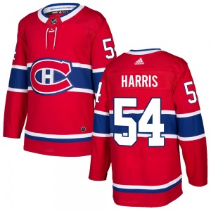 Jordan Harris Montreal Canadiens Adidas Youth Authentic Home Jersey (Red)