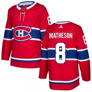 Mike Matheson Montreal Canadiens Adidas Youth Authentic Home Jersey (Red)