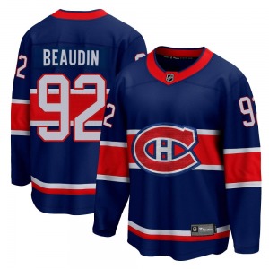 Nicolas Beaudin Montreal Canadiens Fanatics Branded Youth Breakaway 2020/21 Special Edition Jersey (Blue)