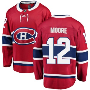 Dickie Moore Montreal Canadiens Fanatics Branded Youth Breakaway Home Jersey (Red)