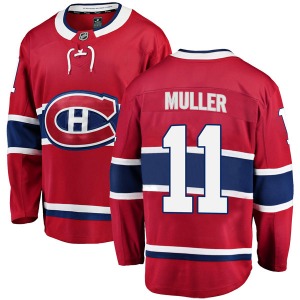 Kirk Muller Montreal Canadiens Fanatics Branded Youth Breakaway Home Jersey (Red)