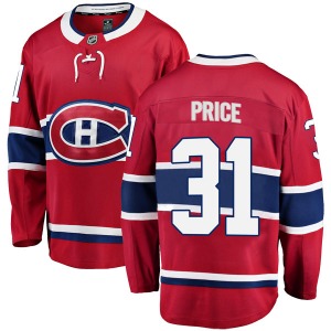 Carey Price Montreal Canadiens Fanatics Branded Youth Breakaway Home Jersey (Red)