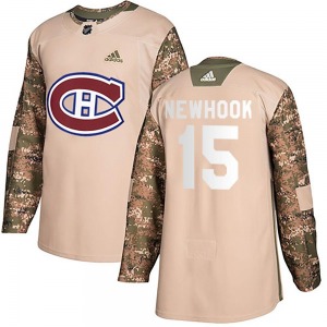 Alex Newhook Montreal Canadiens Adidas Authentic Veterans Day Practice Jersey (Camo)