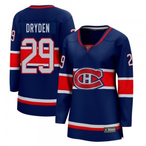 Ken Dryden Montreal Canadiens Fanatics Branded Women's Breakaway 2020/21 Special Edition Jersey (Blue)