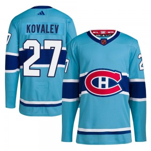 Alexei Kovalev Montreal Canadiens Adidas Youth Authentic Reverse Retro 2.0 Jersey (Light Blue)