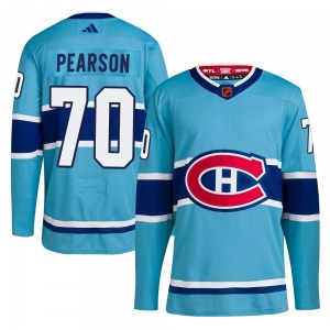 Tanner Pearson Montreal Canadiens Adidas Youth Authentic Reverse Retro 2.0 Jersey (Light Blue)