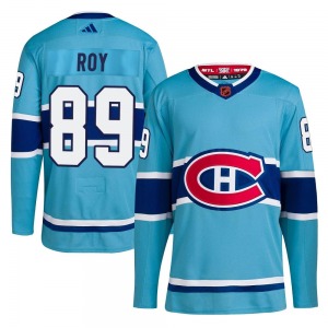Joshua Roy Montreal Canadiens Adidas Youth Authentic Reverse Retro 2.0 Jersey (Light Blue)