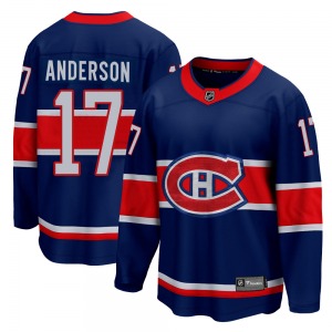 Josh Anderson Montreal Canadiens Fanatics Branded Breakaway 2020/21 Special Edition Jersey (Blue)