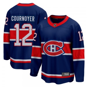 Yvan Cournoyer Montreal Canadiens Fanatics Branded Breakaway 2020/21 Special Edition Jersey (Blue)