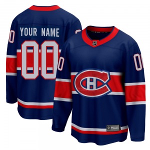 Custom Montreal Canadiens Fanatics Branded Breakaway Custom 2020/21 Special Edition Jersey (Blue)