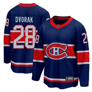 Christian Dvorak Montreal Canadiens Fanatics Branded Breakaway 2020/21 Special Edition Jersey (Blue)