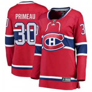 Cayden Primeau Montreal Canadiens Fanatics Branded Women's Breakaway Home Jersey (Red)